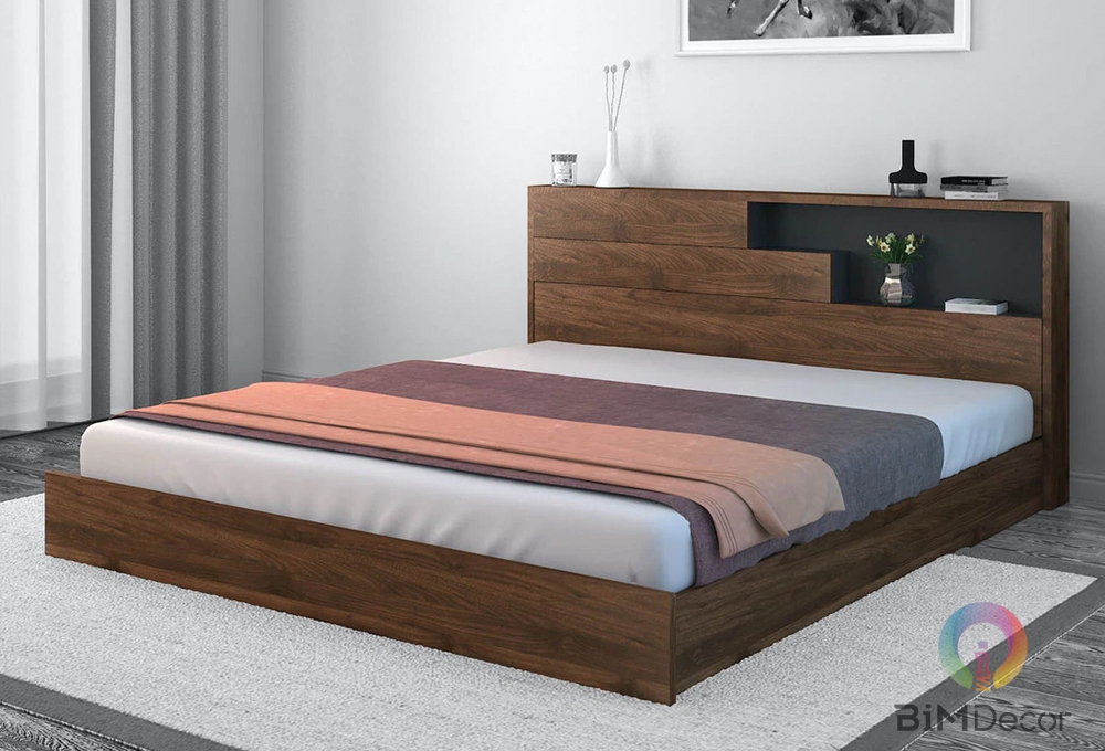 Giường ngủ gỗ công nghiệp hiện đại GN07